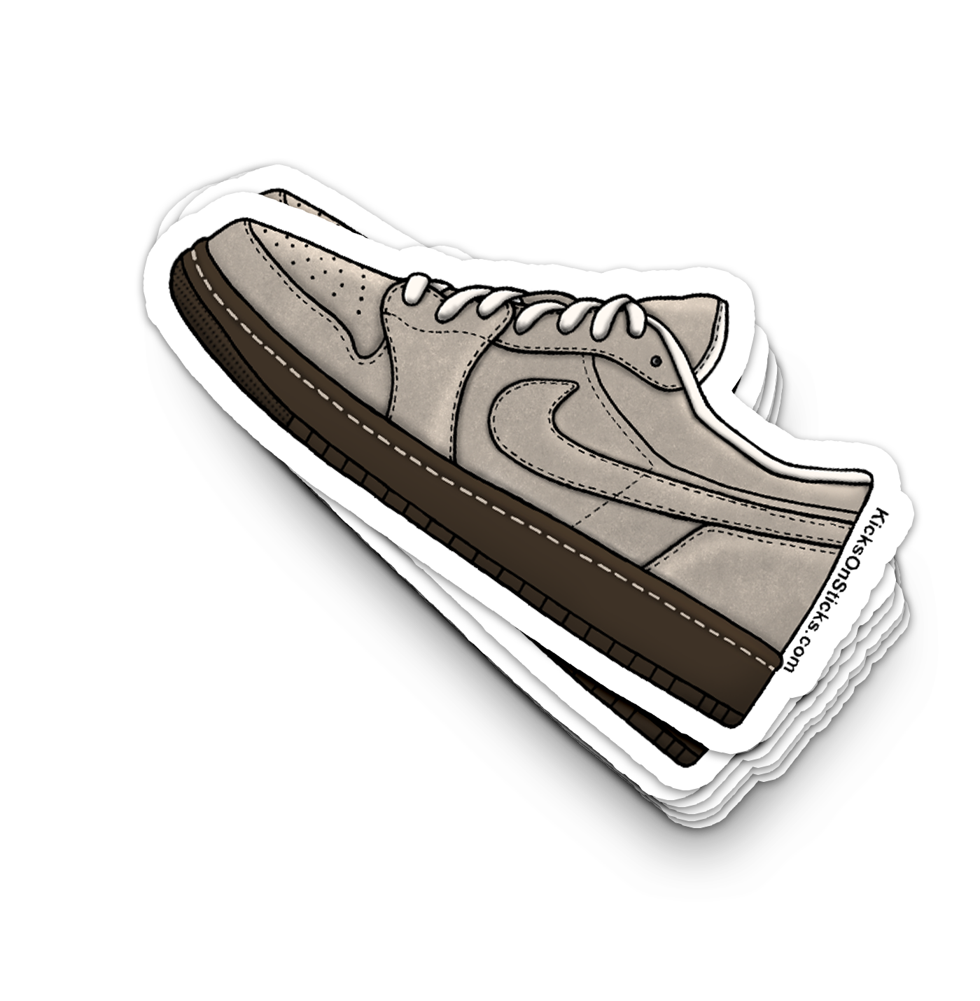 Jordan 1 Low "Metallic Zinc" Sneaker Sticker