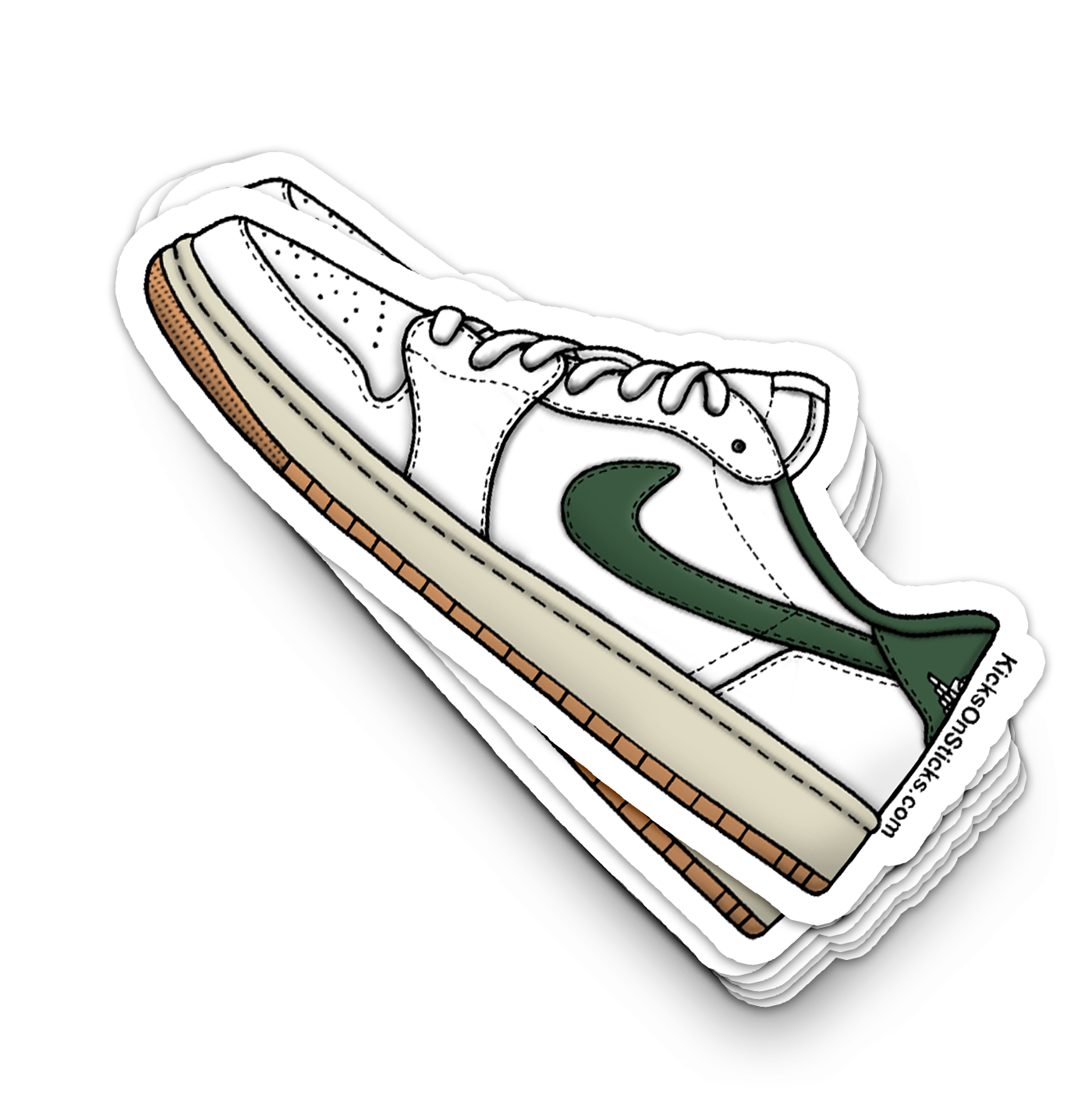 Jordan 1 Low "OG Oxidized Green" Sneaker Sticker