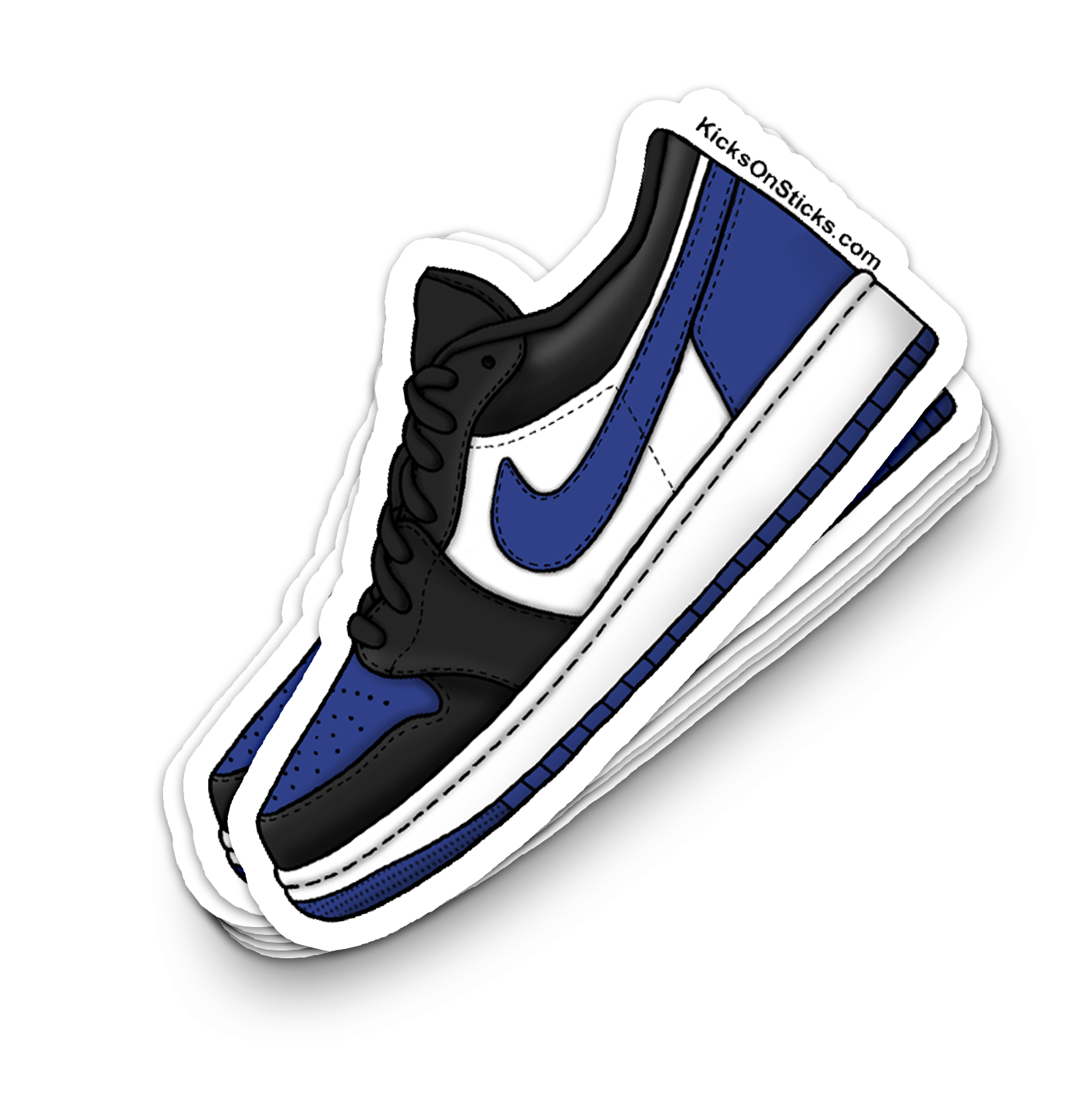 Jordan 1 Low "Royal Toe" Sneaker Sticker