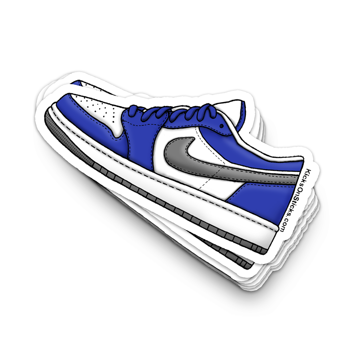 Jordan 1 Low "True Blue" Sneaker Sticker