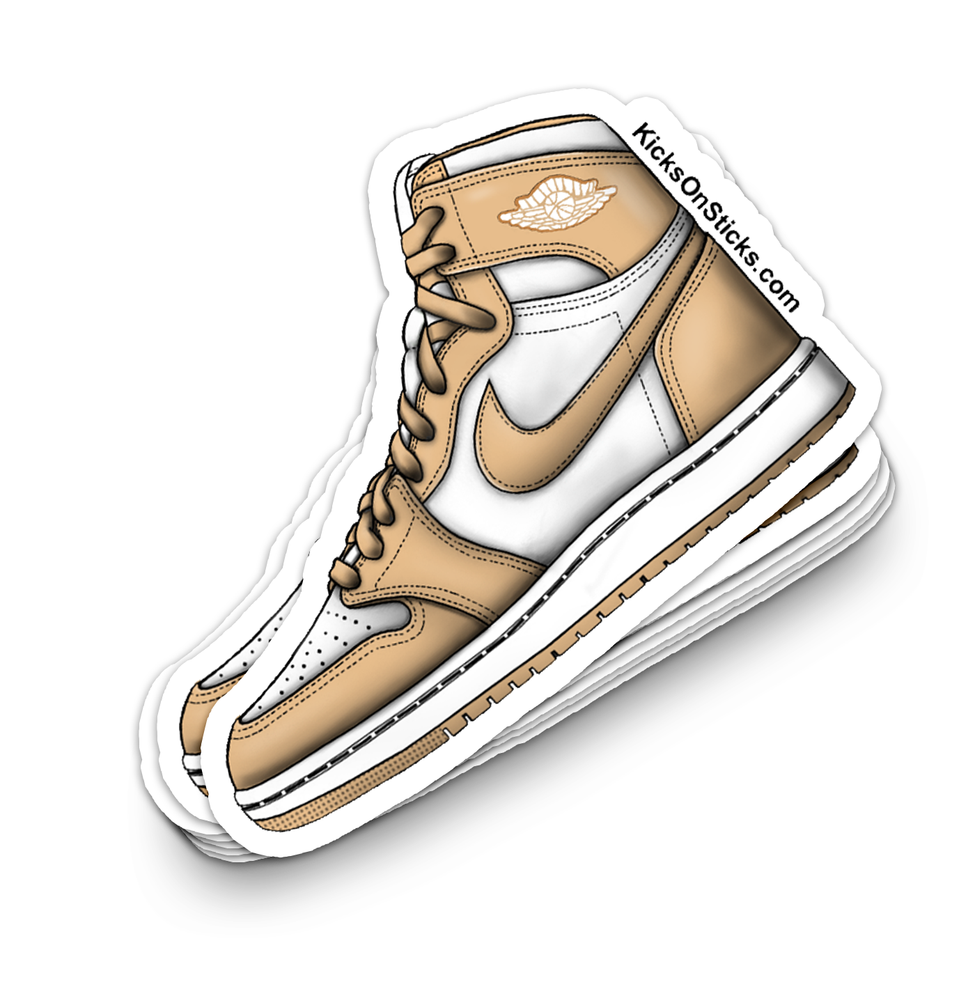 Jordan 1 "Praline" Sneaker Sticker