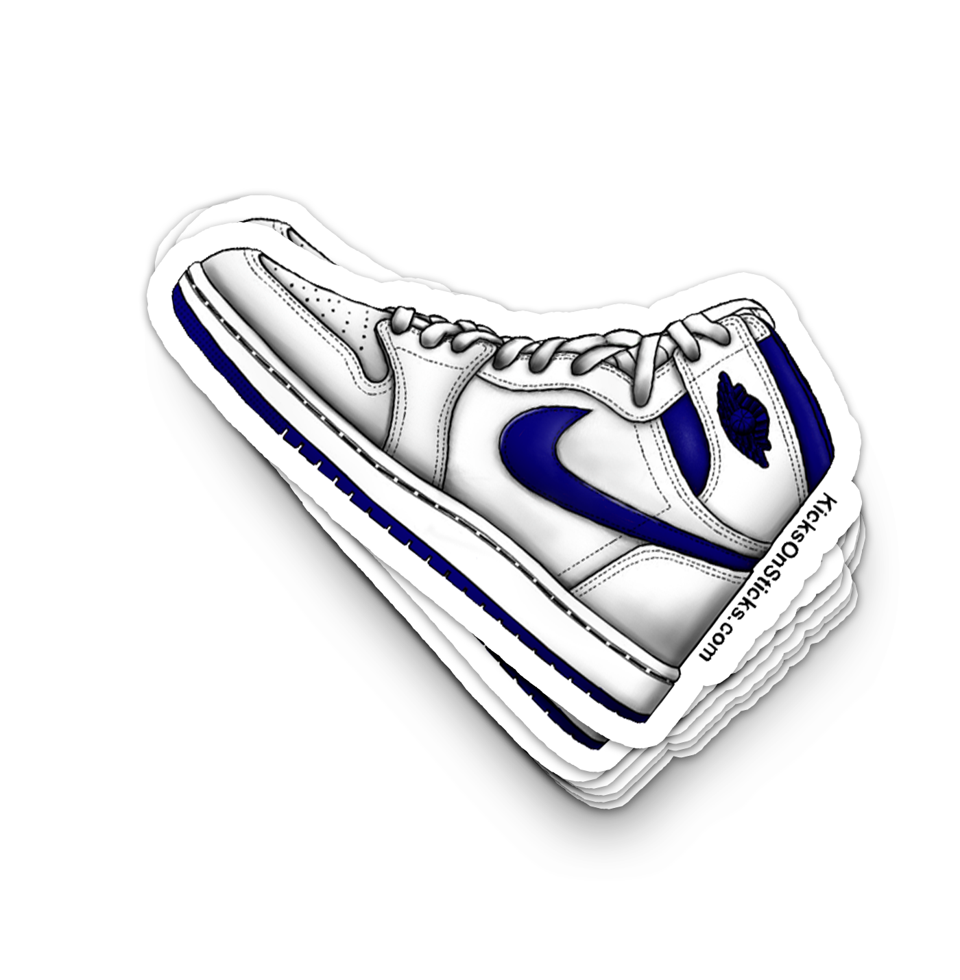 Jordan 1 "White Navy" Sneaker Sticker