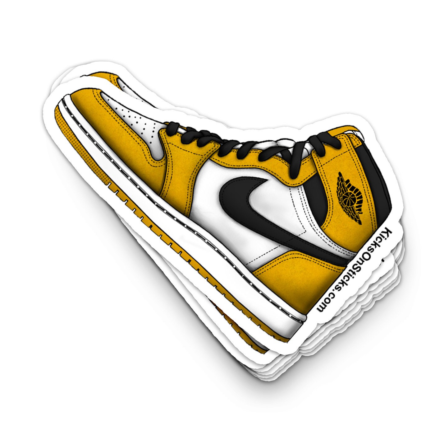 Jordan 1 "Yellow Ochre 2024" Sneaker Sticker