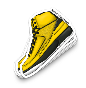 Jordan 2 "Candy" Yellow Sneaker Sticker