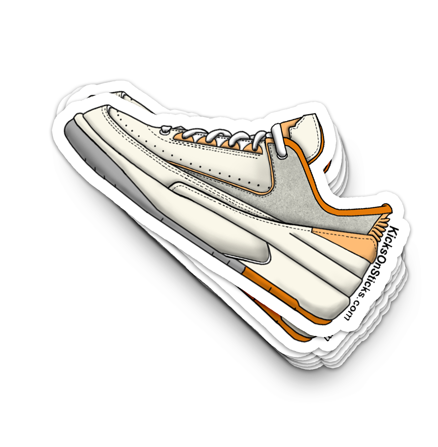 Jordan 2 Low "Craft Melon Tint" Sneaker Sticker