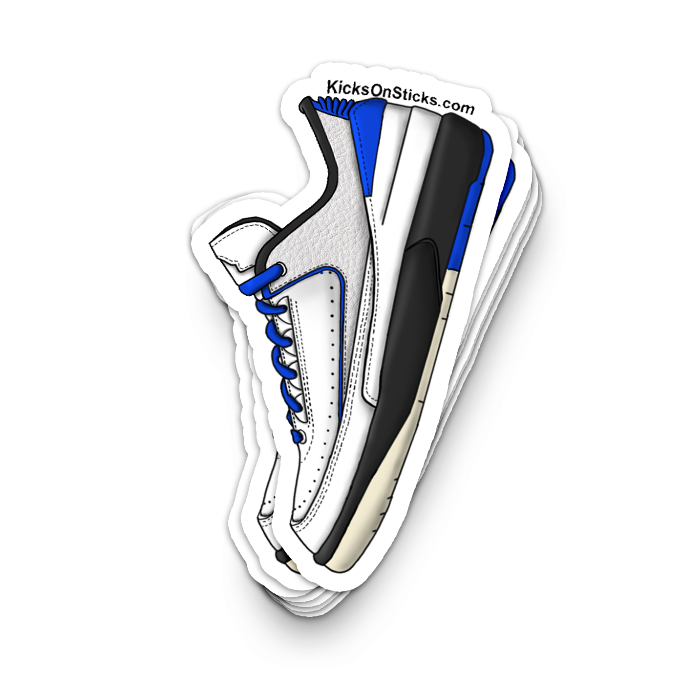 Jordan 2 Low "Varsity Royal" Sneaker Sticker