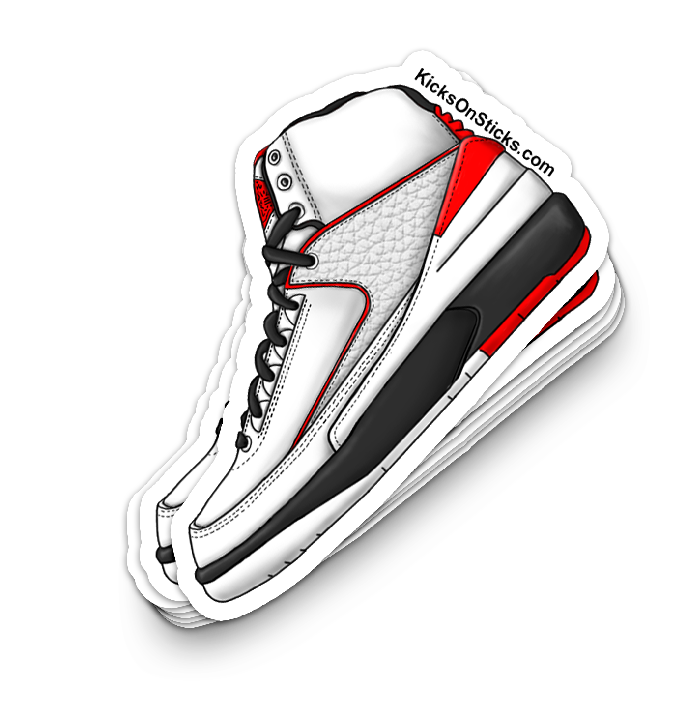 Jordan 2 "OG"Sneaker Sticker