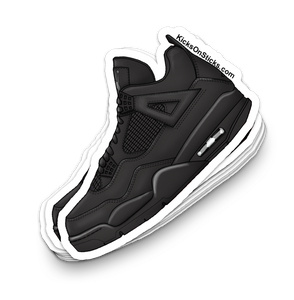 Jordan 4 "Black Cat" Sneaker Sticker