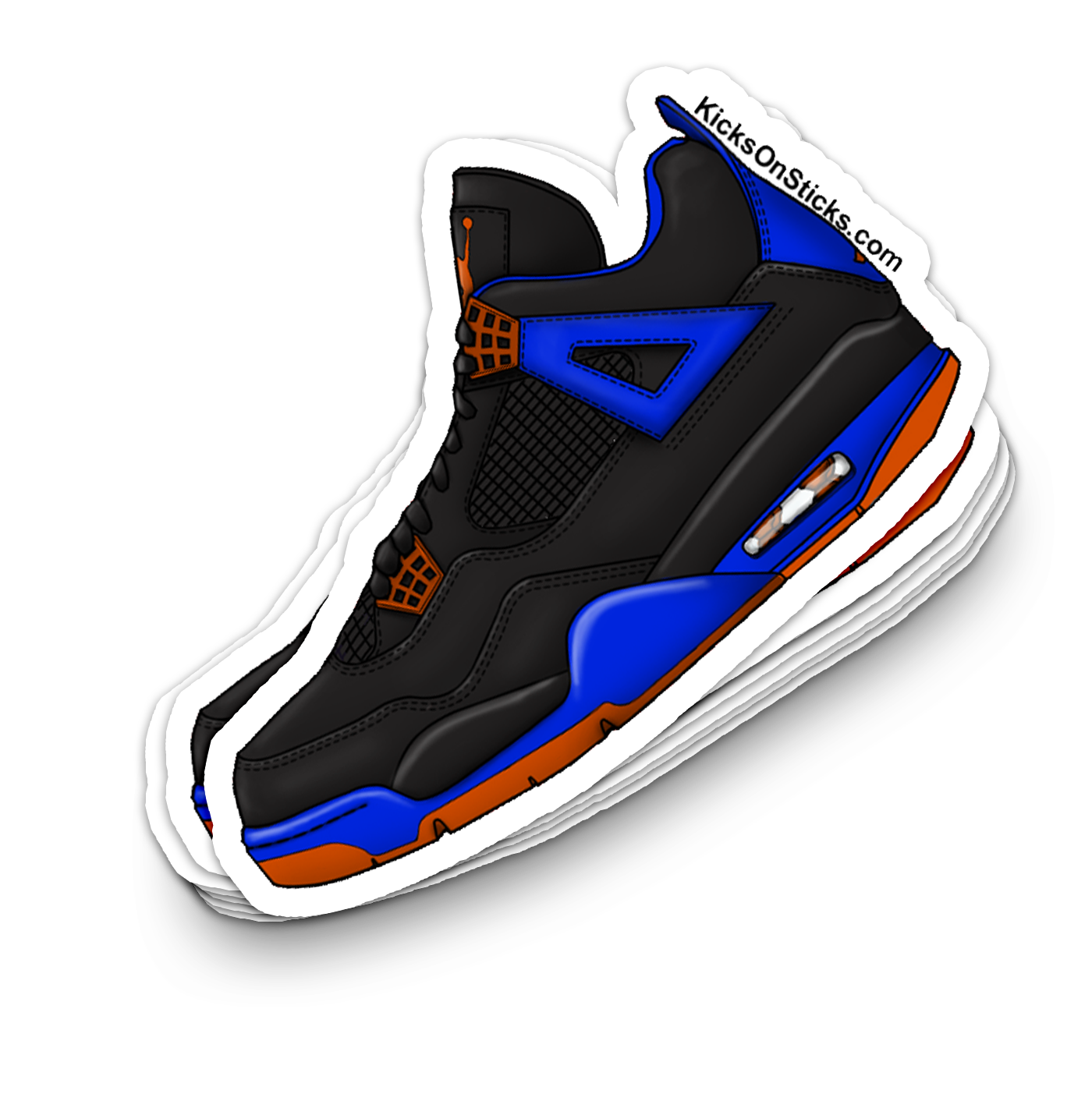 Jordan 4 "Cavs" Sneaker Sticker