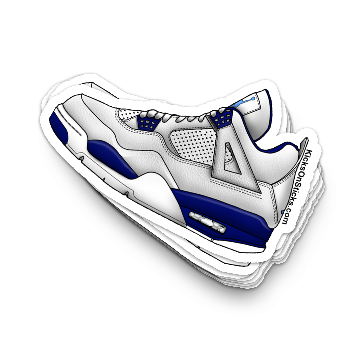 Jordan 4 "Columbia" Sneaker Sticker
