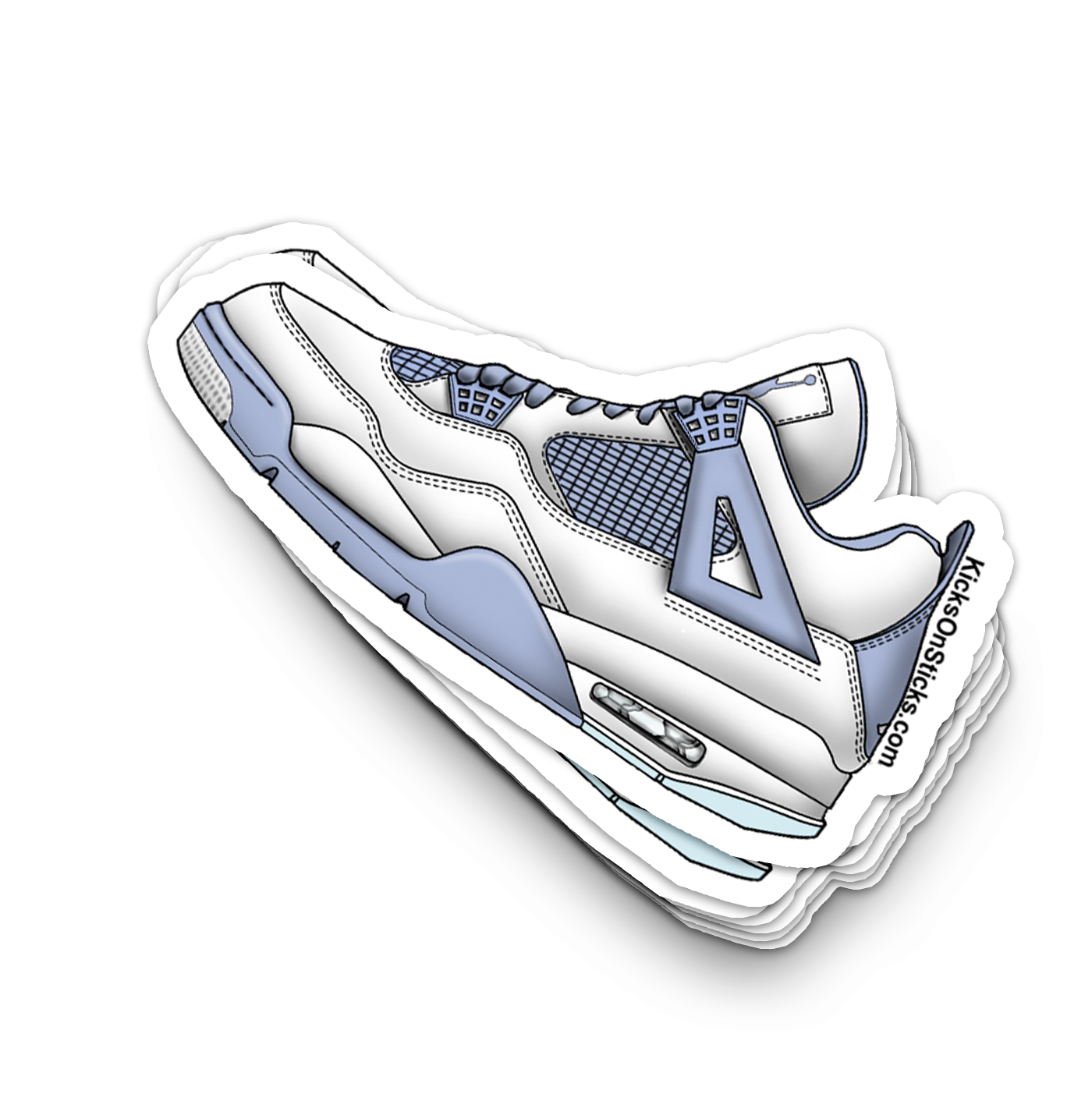 Jordan 4 "Forget Me Not" Sneaker Sticker