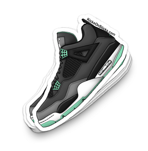 Jordan 4 "Green Glow" Sneaker Sticker