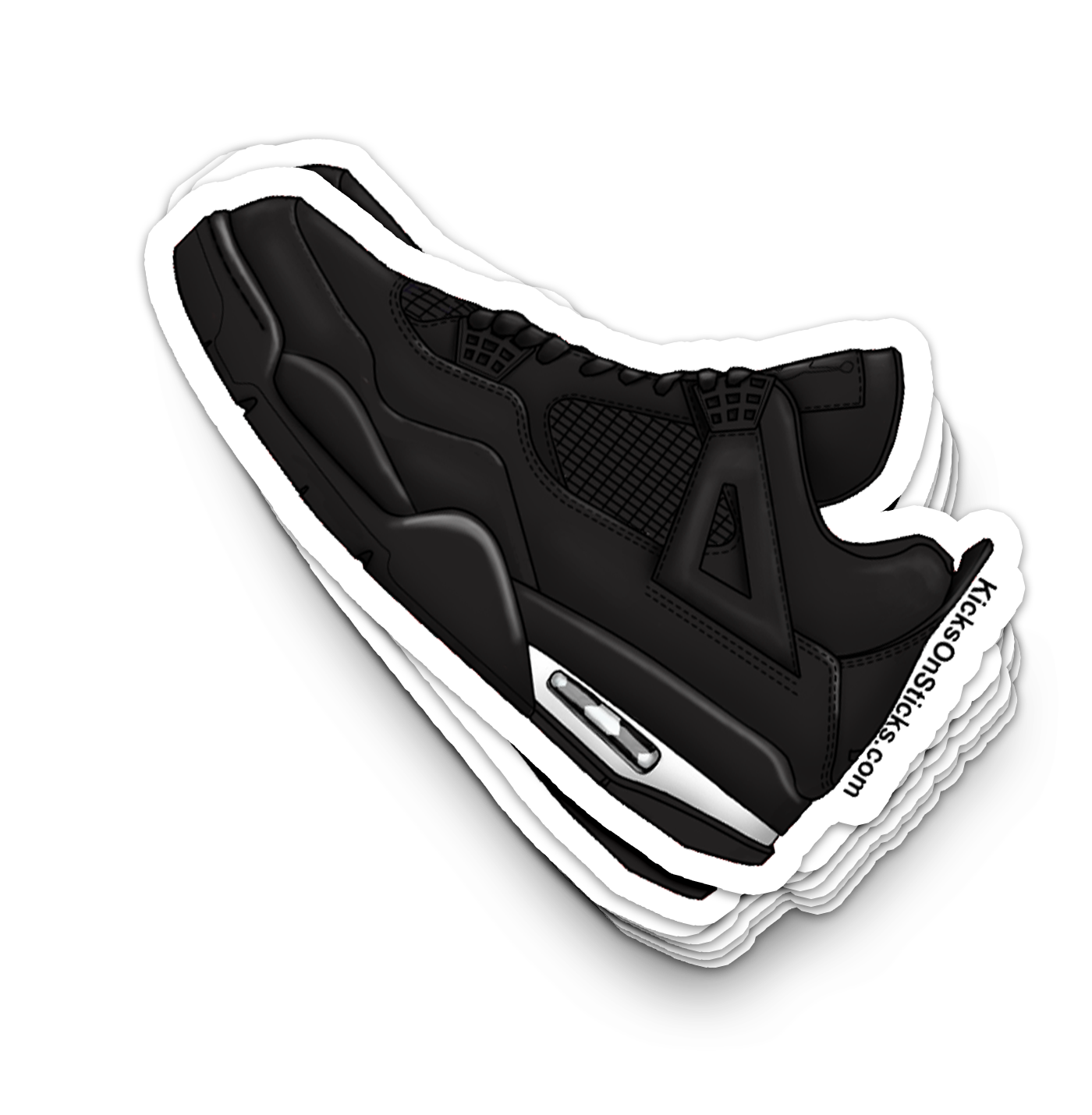 Jordan 4 "11Lab4" Black Sneaker Sticker