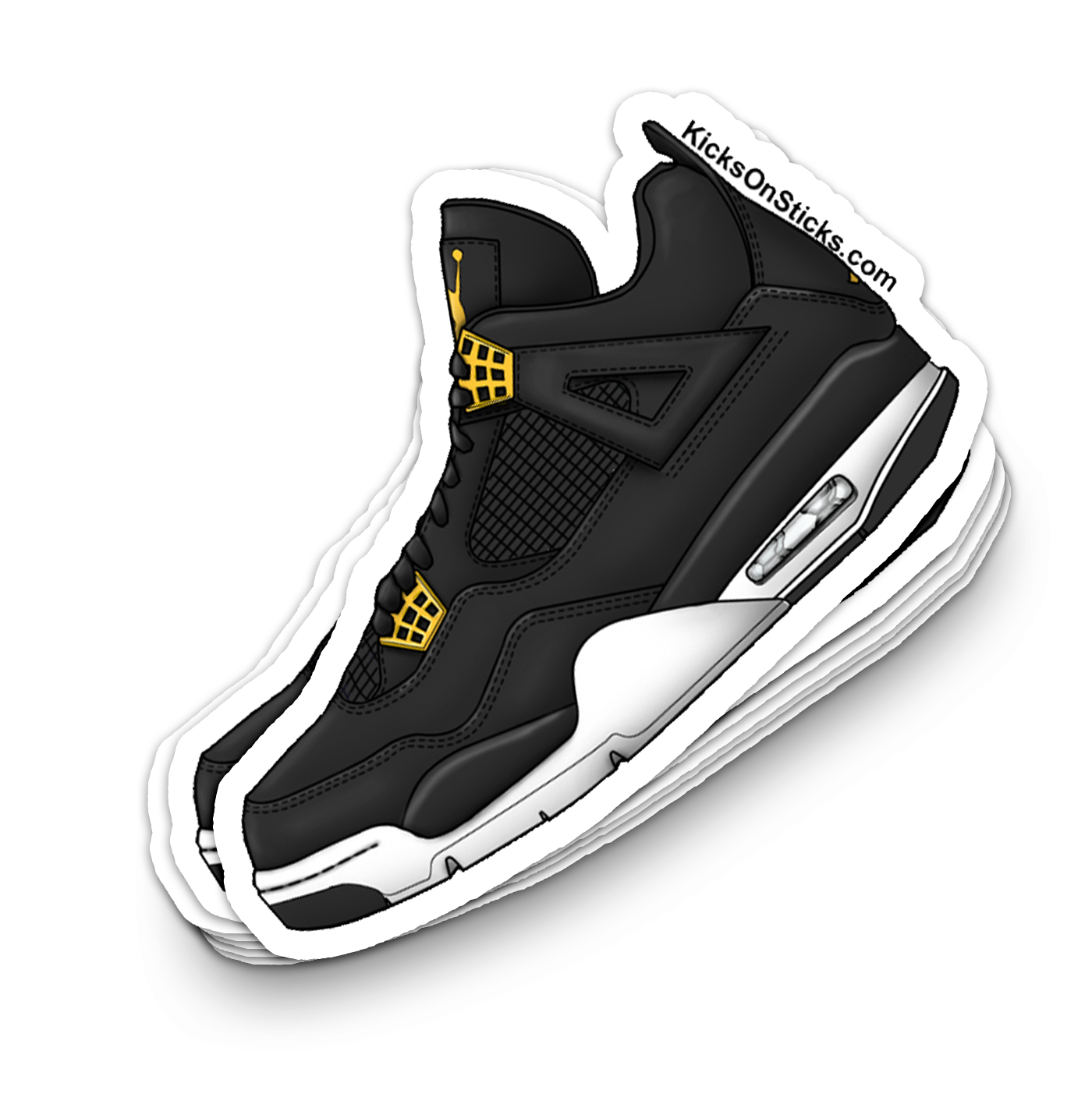 Jordan 4 "Royalty" Sneaker Sticker
