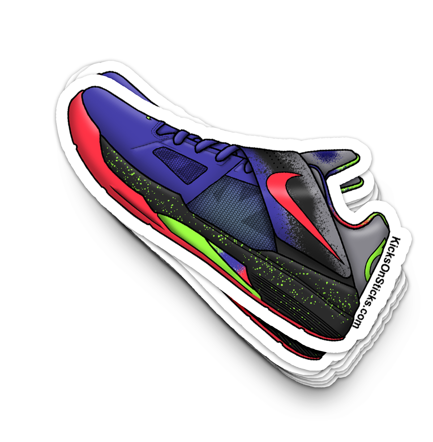 KD 4 "Nerf" Sneaker Sticker