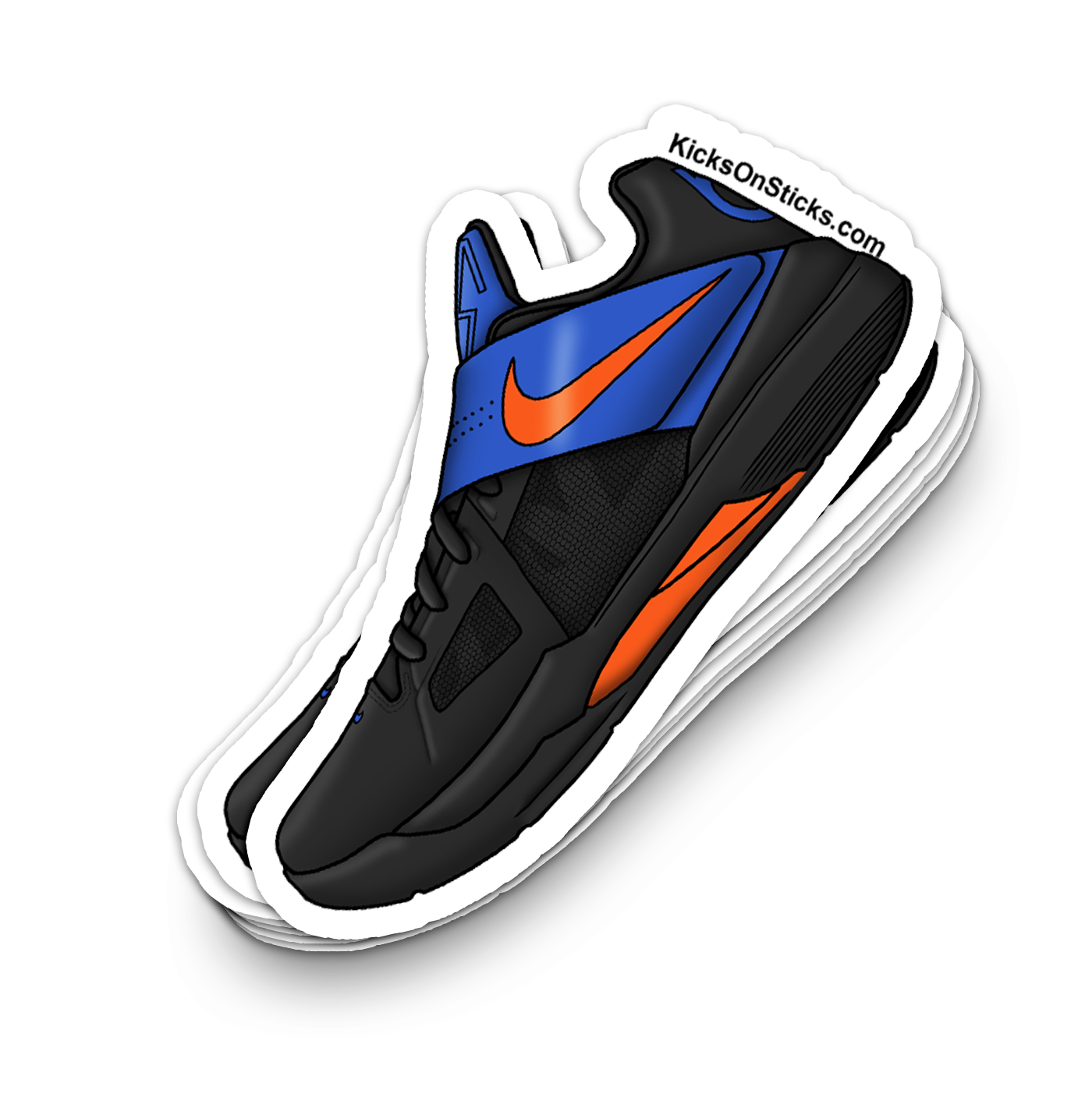 KD 4 "OKC Away" Sneaker Sticker