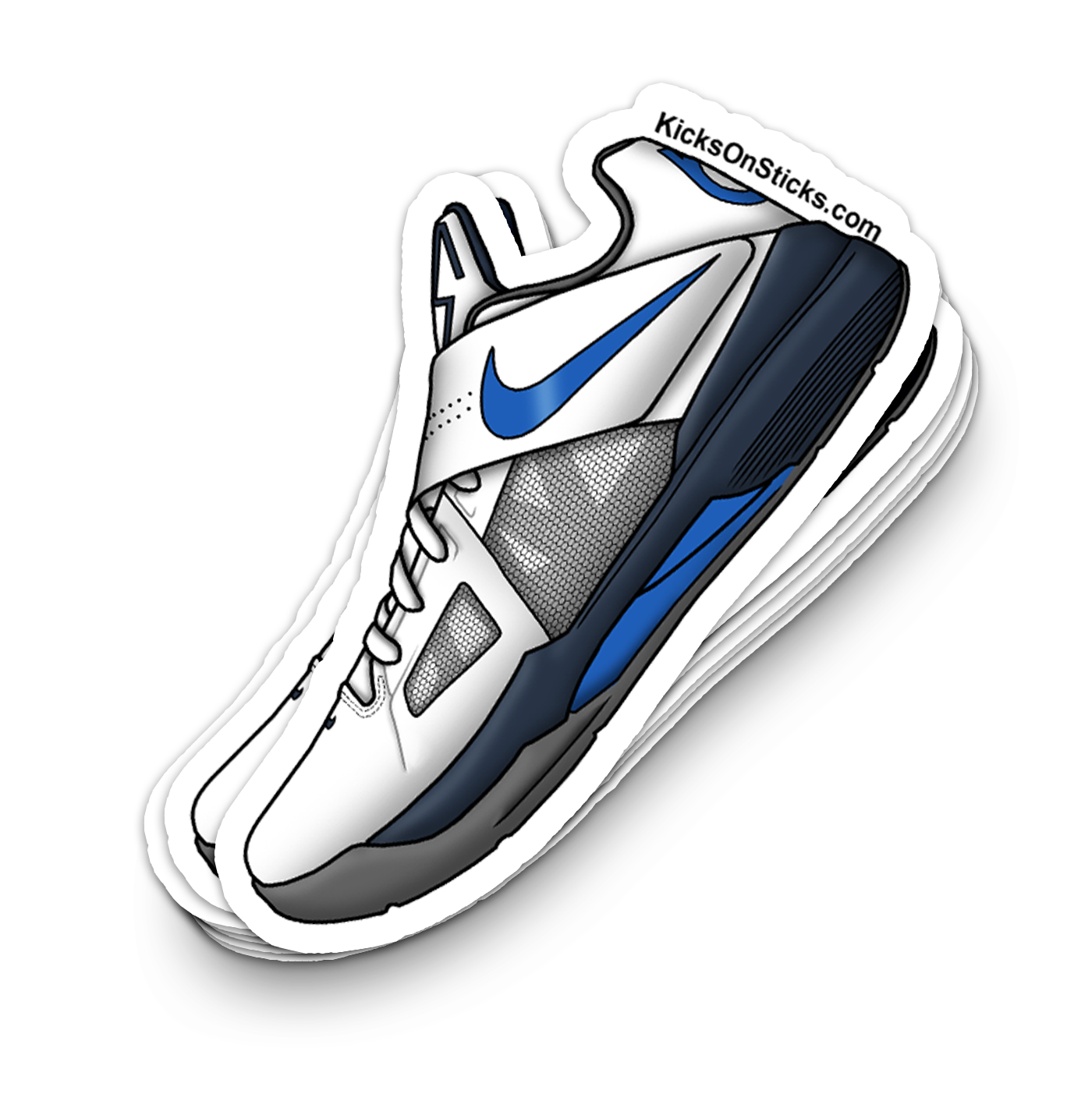 KD 4 "OKC Home" Sneaker Sticker