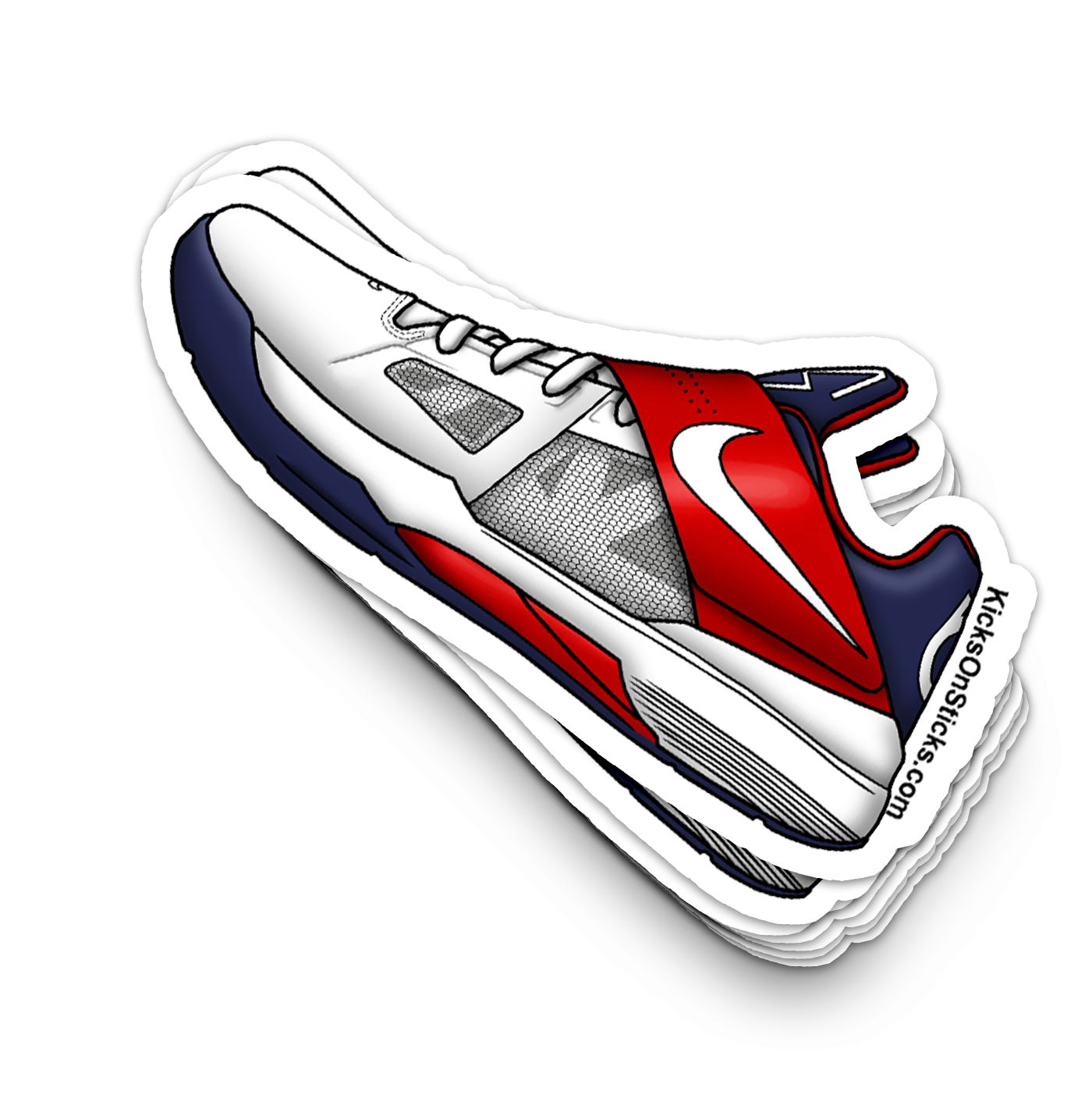 KD 4 "USA" Sneaker Sticker