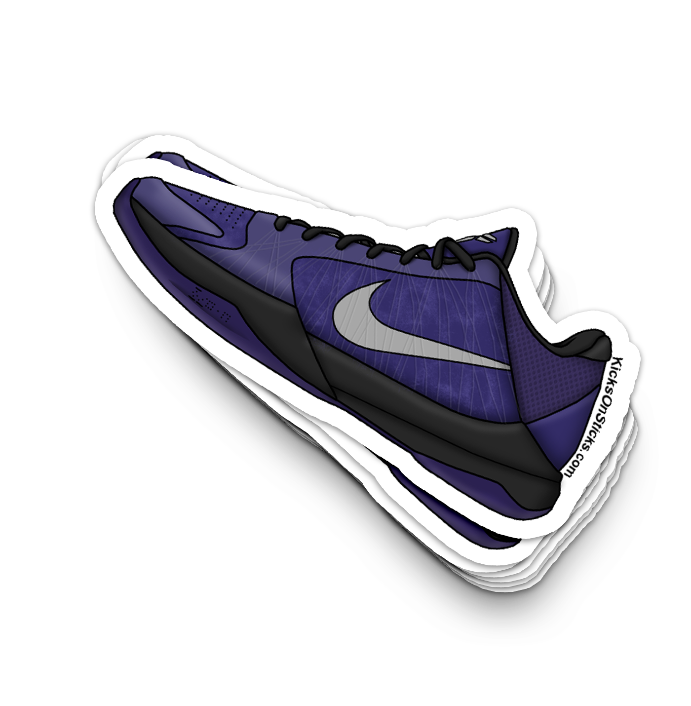 Kobe 5 "Ink Purple" Sneaker Sticker