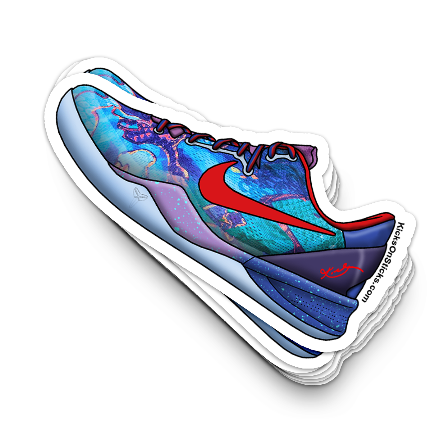 Kobe 8 "What The" Sneaker Sticker