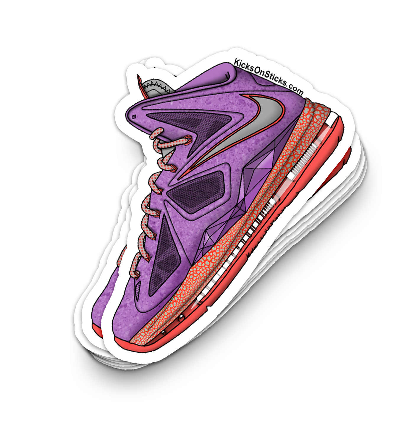 Lebron 10 "All Star" Sneaker Sticker