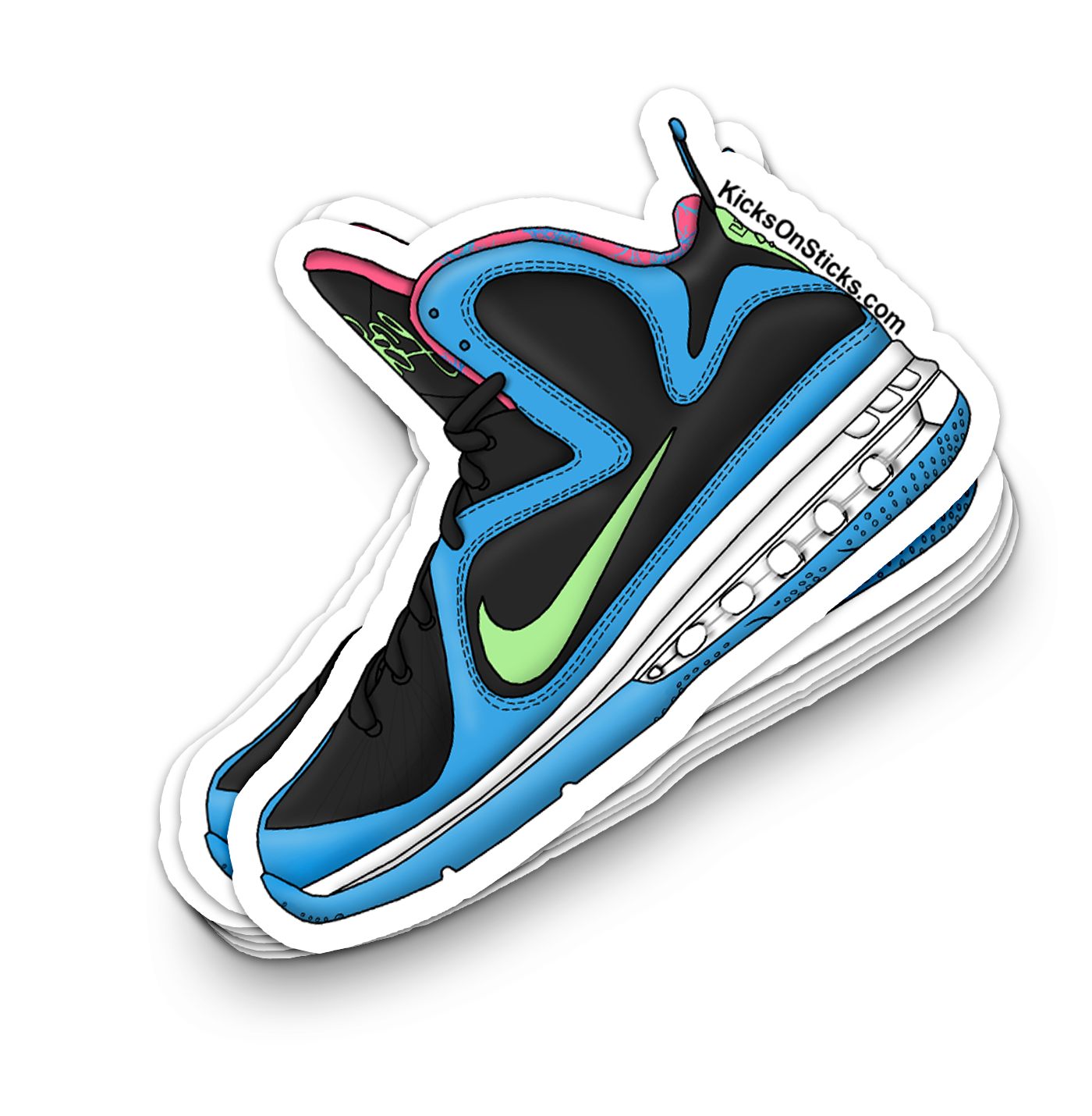 Lebron 9 "South Coast" Sneaker Sticker
