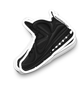 Lebron 9 "Triple Black" Sneaker Sticker