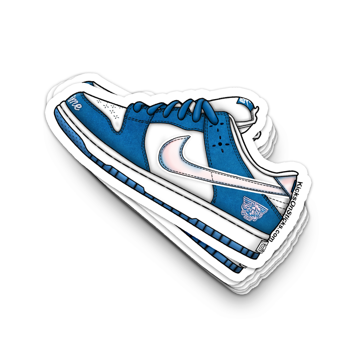 SB Dunk Low "Born Raised" Sneaker Sticker