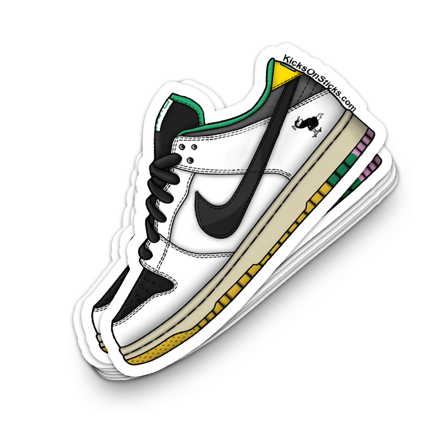 SB Dunk Low "CSEF" Sneaker Sticker