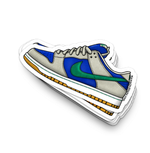 SB Dunk Low "Hyper Royal Malachite" Sneaker Sticker