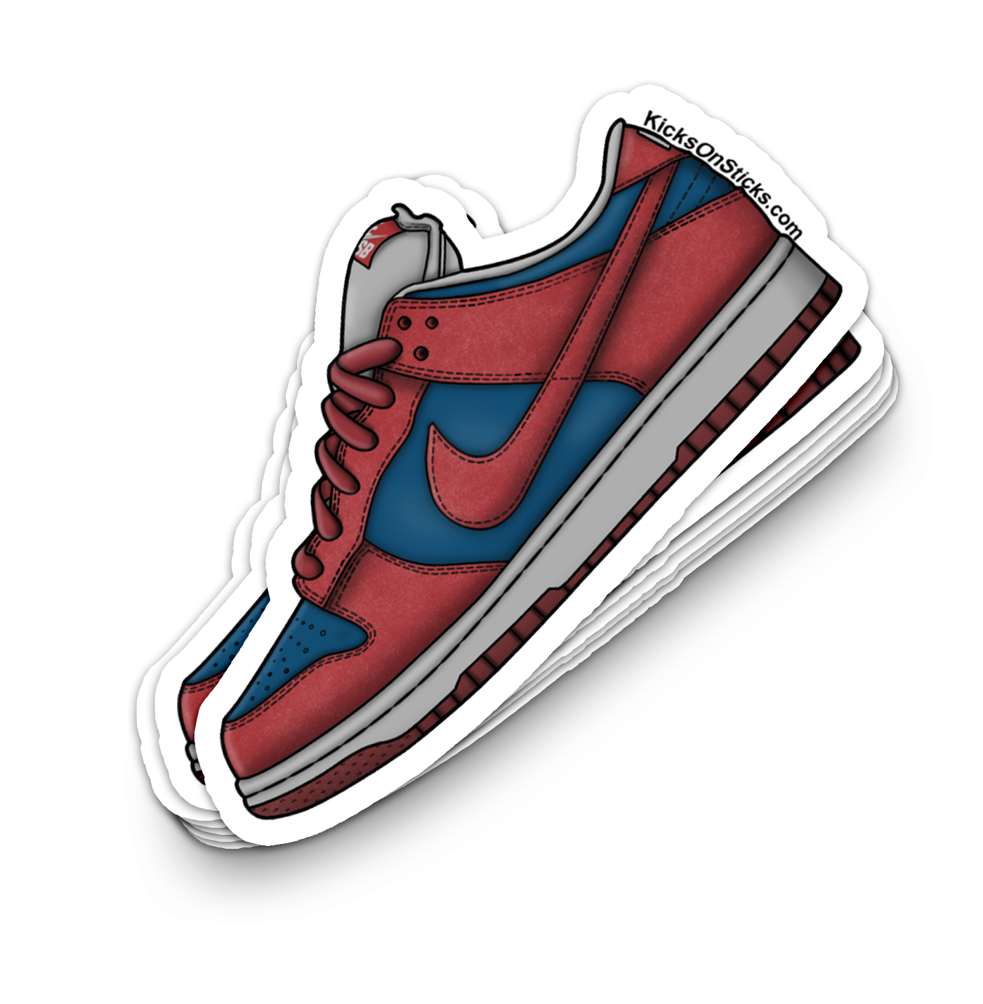 SB Dunk Low "Shark" Sneaker Sticker