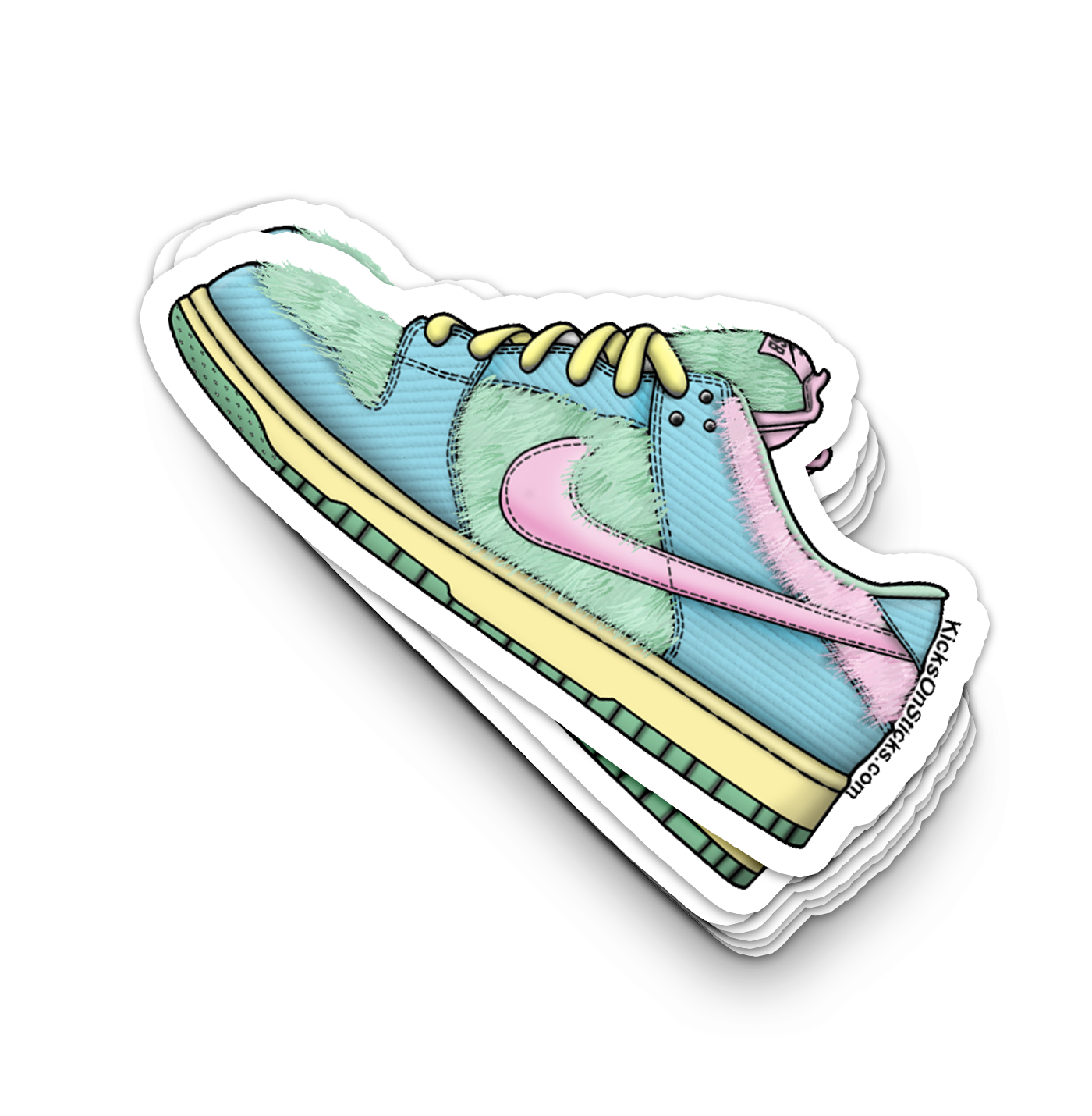 SB Dunk Low "Visty" Sneaker Sticker