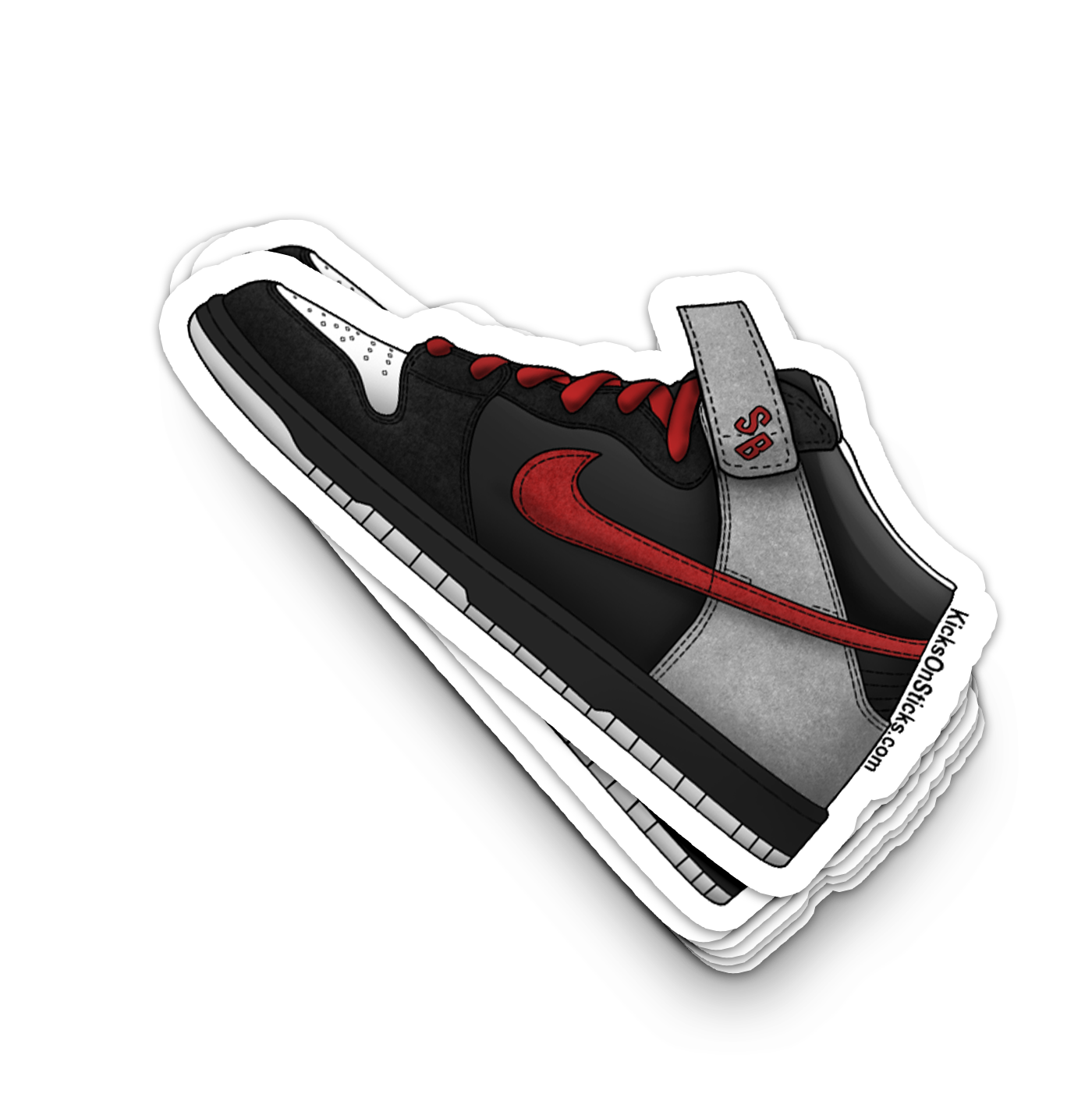 SB Dunk Mid "November Rain" Sneaker Sticker