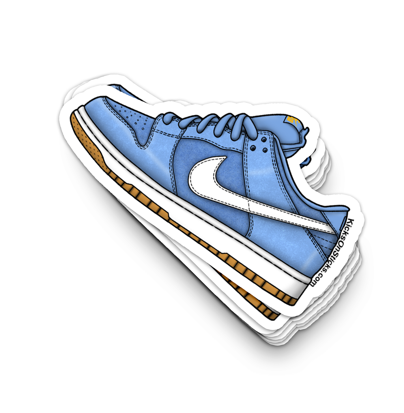 SB Dunk Low "Orange Label University Blue" Sneaker Sticker