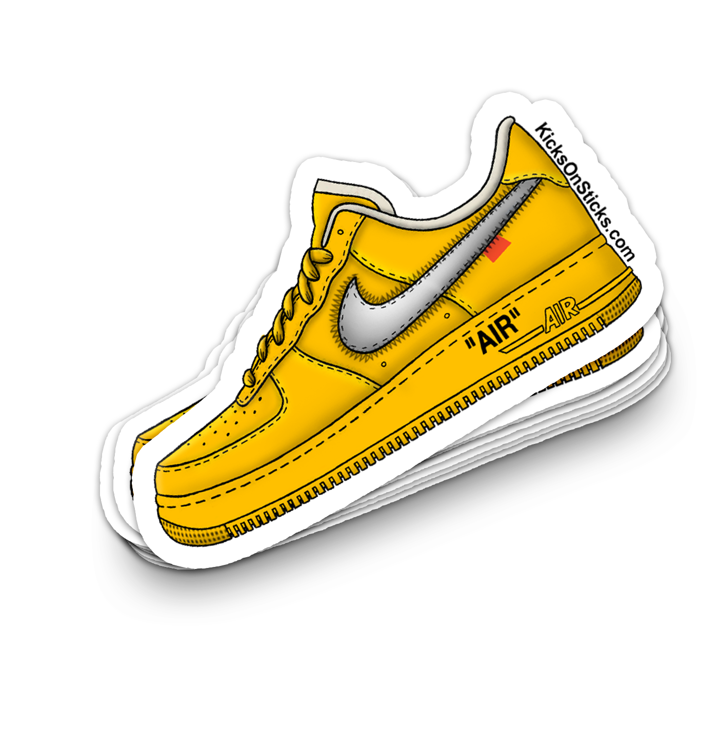 off white nike af1 lemonade