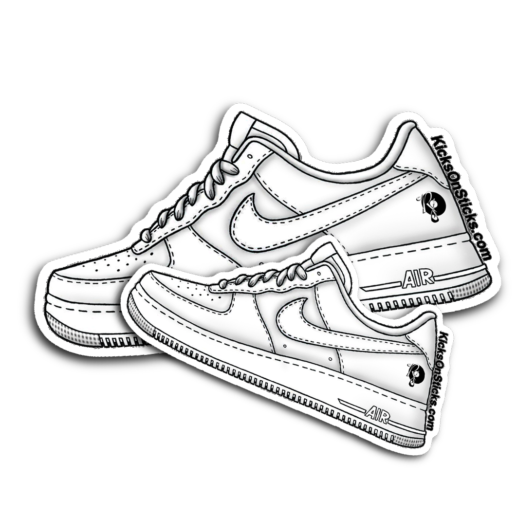 Air Force 1 Low "Rocafella" Sneaker Sticker