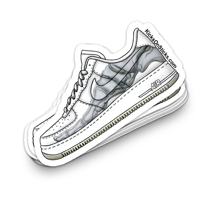 Air Force 1 Low "Skeleton White" Sneaker Sticker