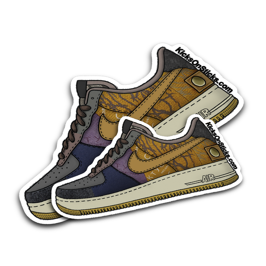 Air Force 1 Low "Travis Scott Cactus Jack" Sneaker Sticker