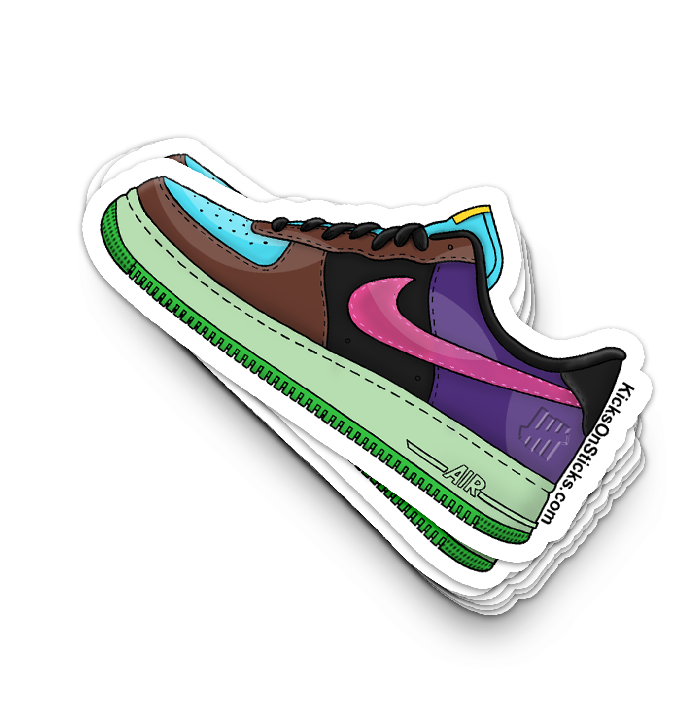 Air Force 1 Low "UNDFTD OG" Sneaker Sticker