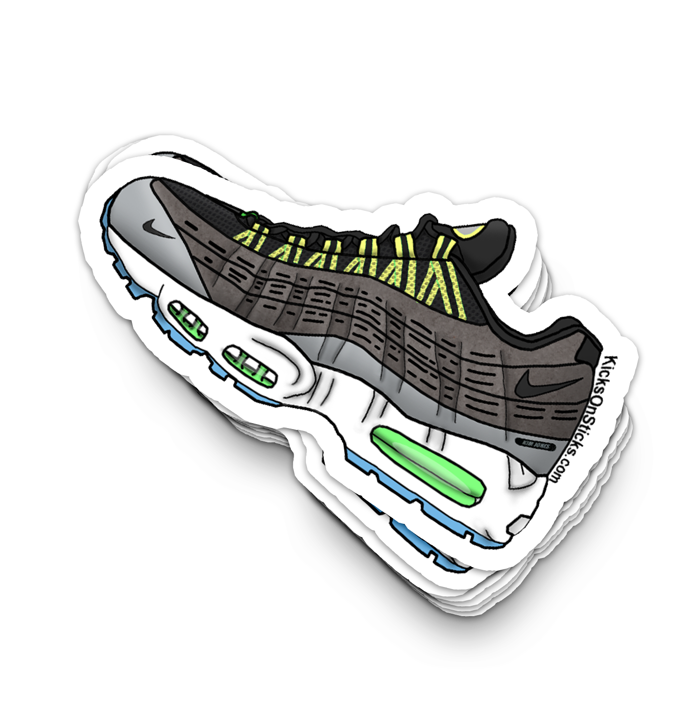 Air Max 95 "Kim Jones Volt" Sneaker Sticker