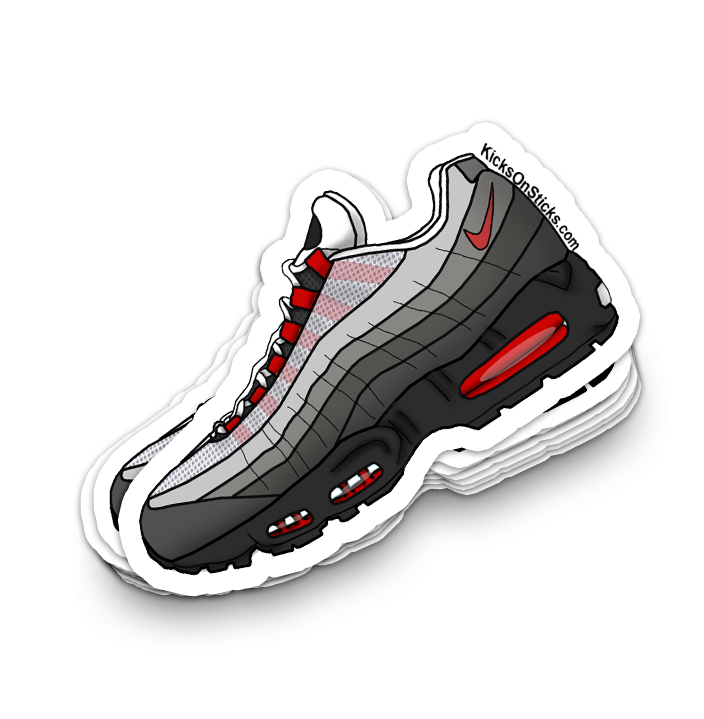Air Max 95 "Red" Sneaker Sticker