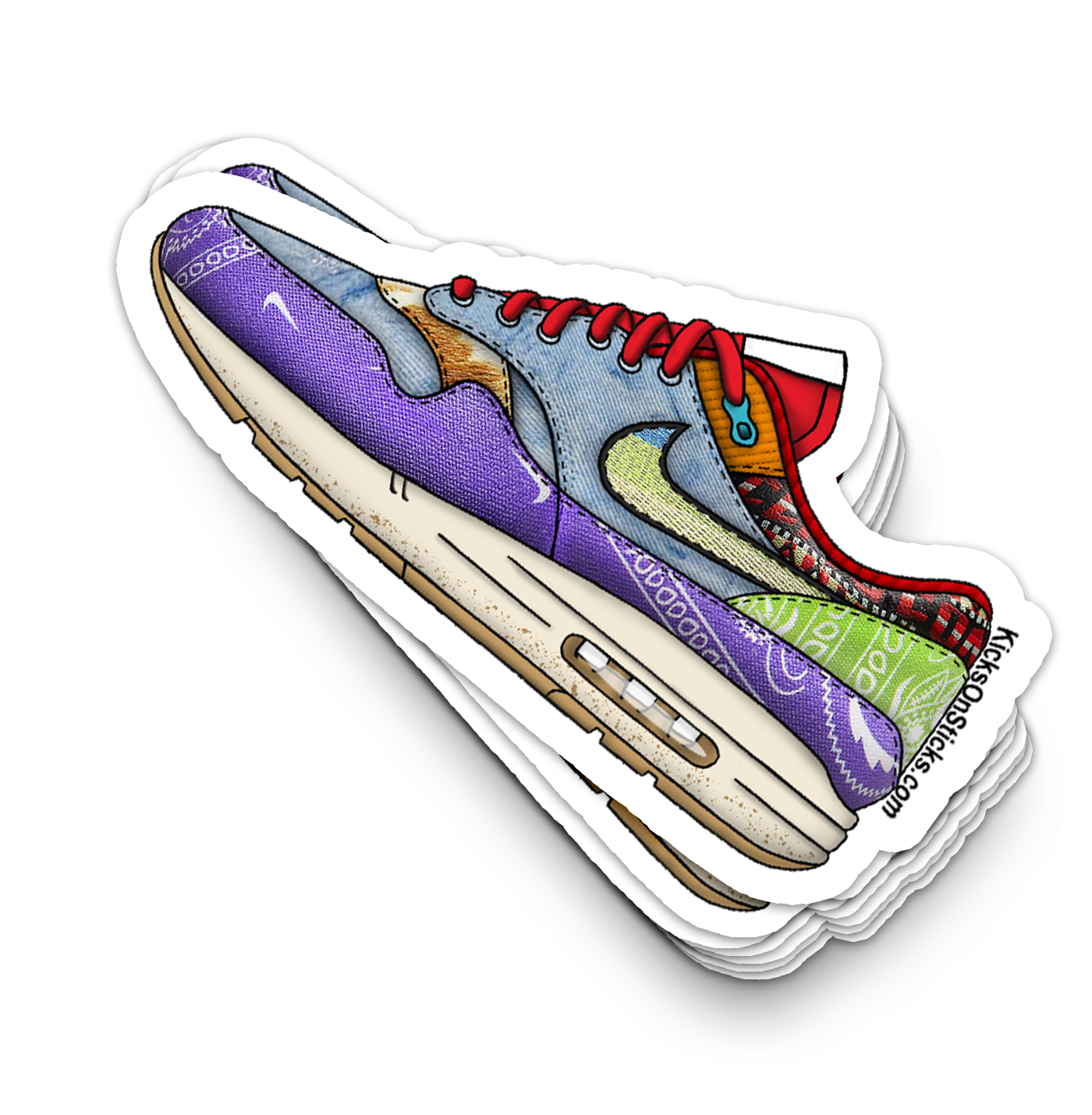 Air Max 1 "Concepts Far Out" Sneaker Sticker