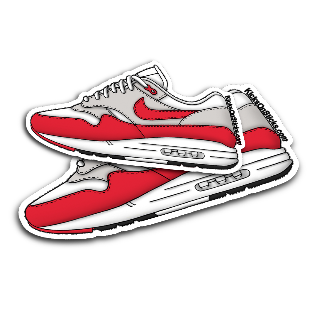 Air Max 1 "OG/Anniversary Red" Sneaker Sticker