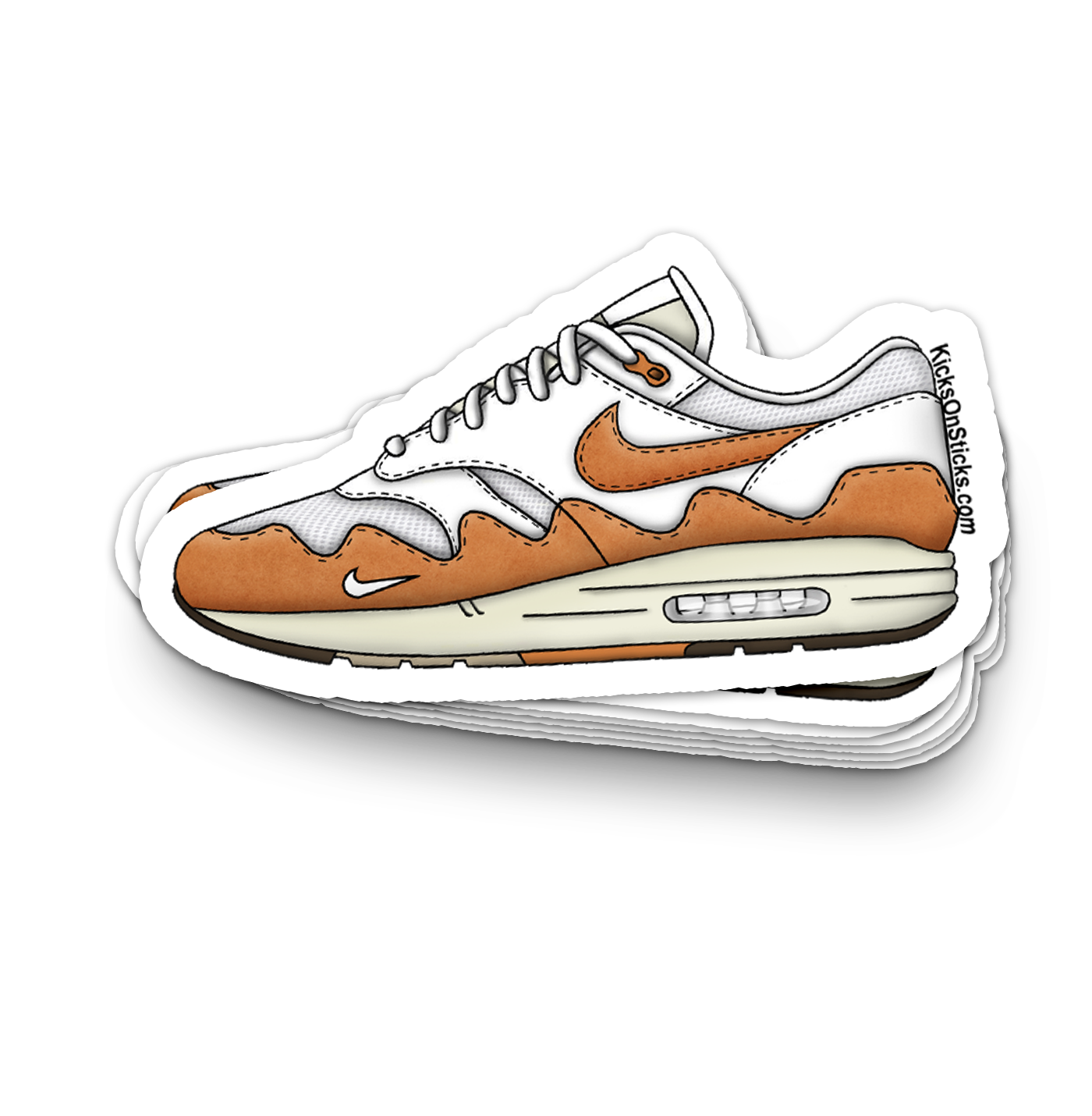 Air Max 1 "Patta Monarch" Sneaker Sticker
