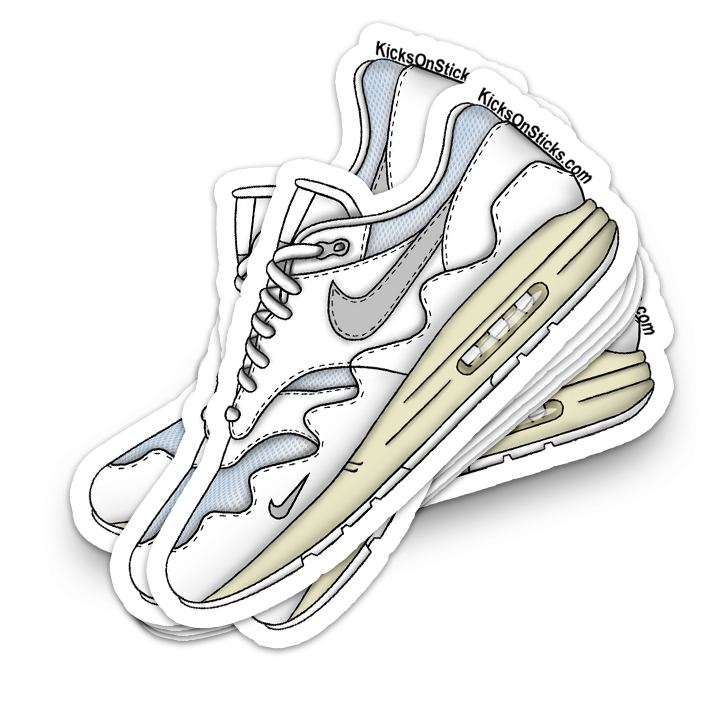 Air Max 1 "Patta White" Sneaker Sticker