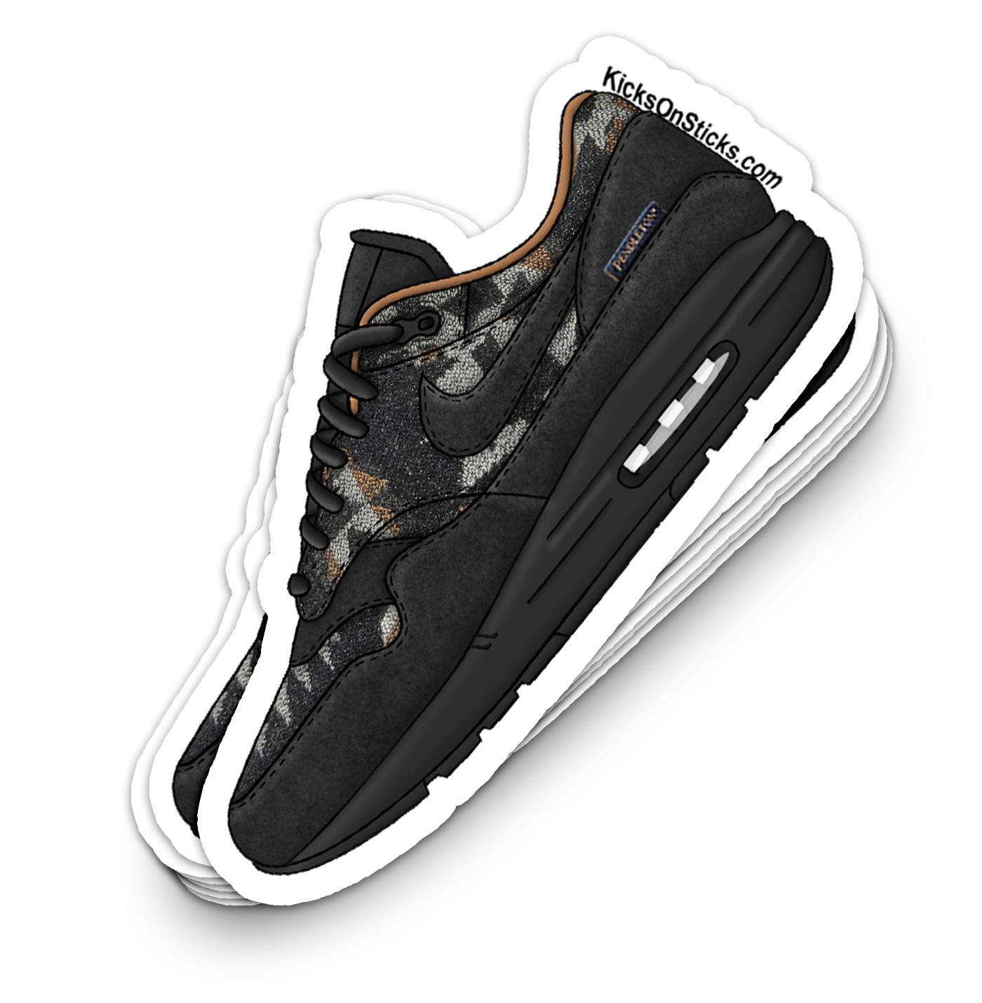 Air Max 1 "Pendleton" Sneaker Sticker