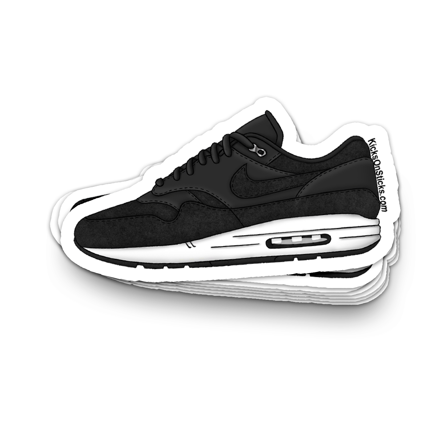 Air Max 1 "Rebel Skulls" Sneaker Sticker