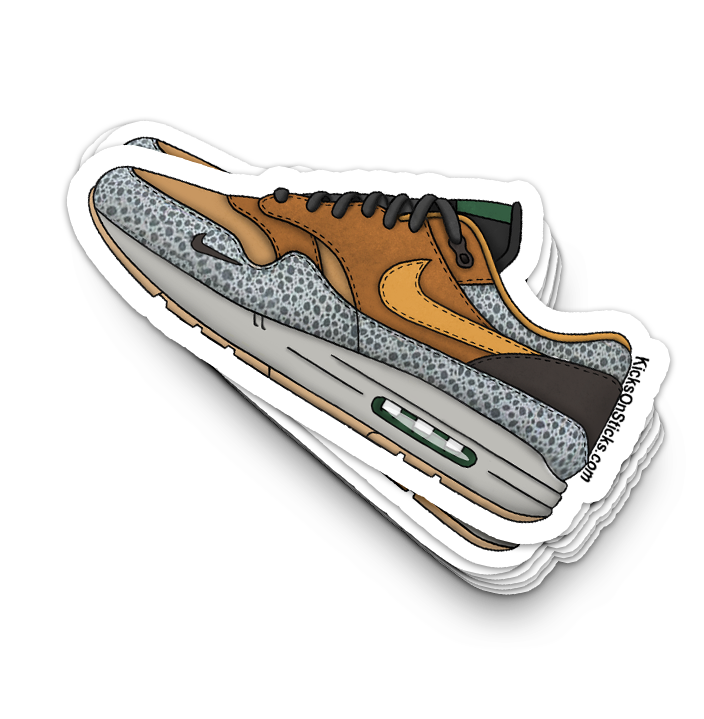 Air Max 1 "Safari" Sneaker Sticker