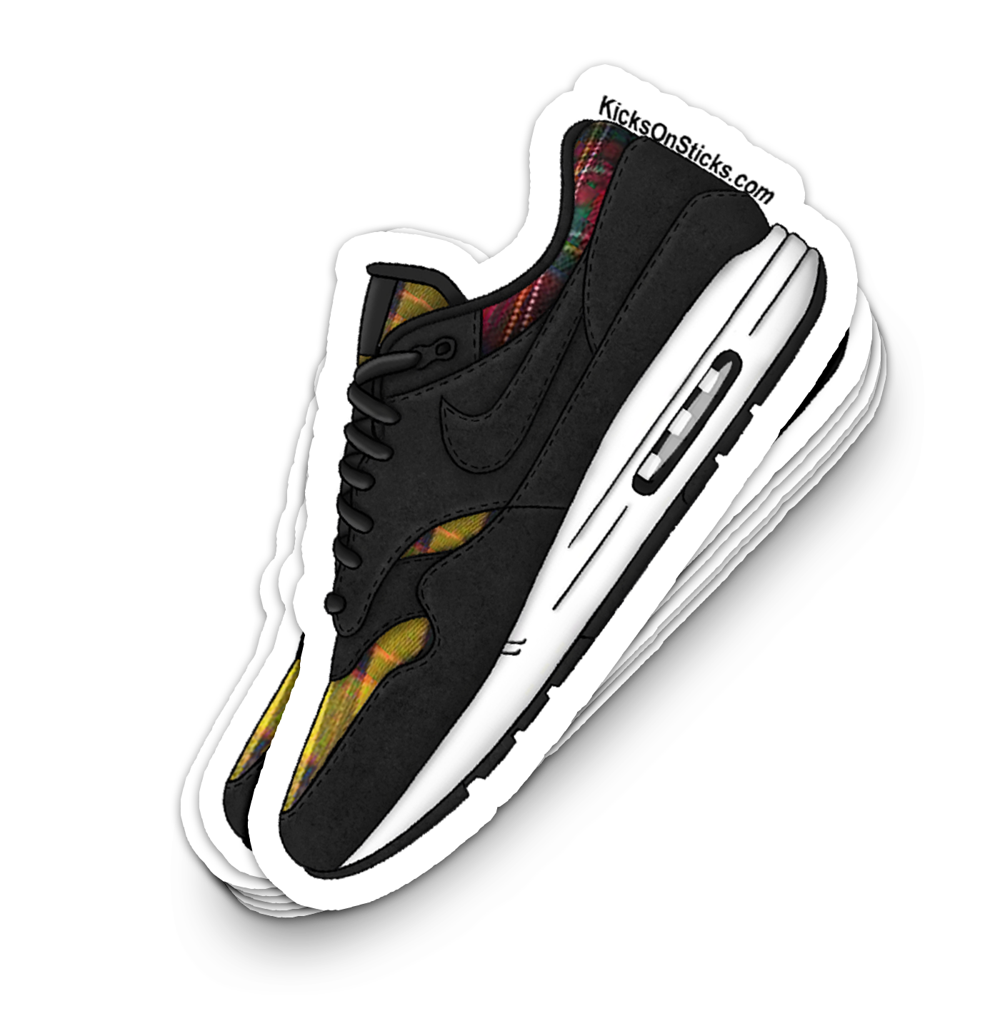Air Max 1 "Tartan" Sneaker Sticker