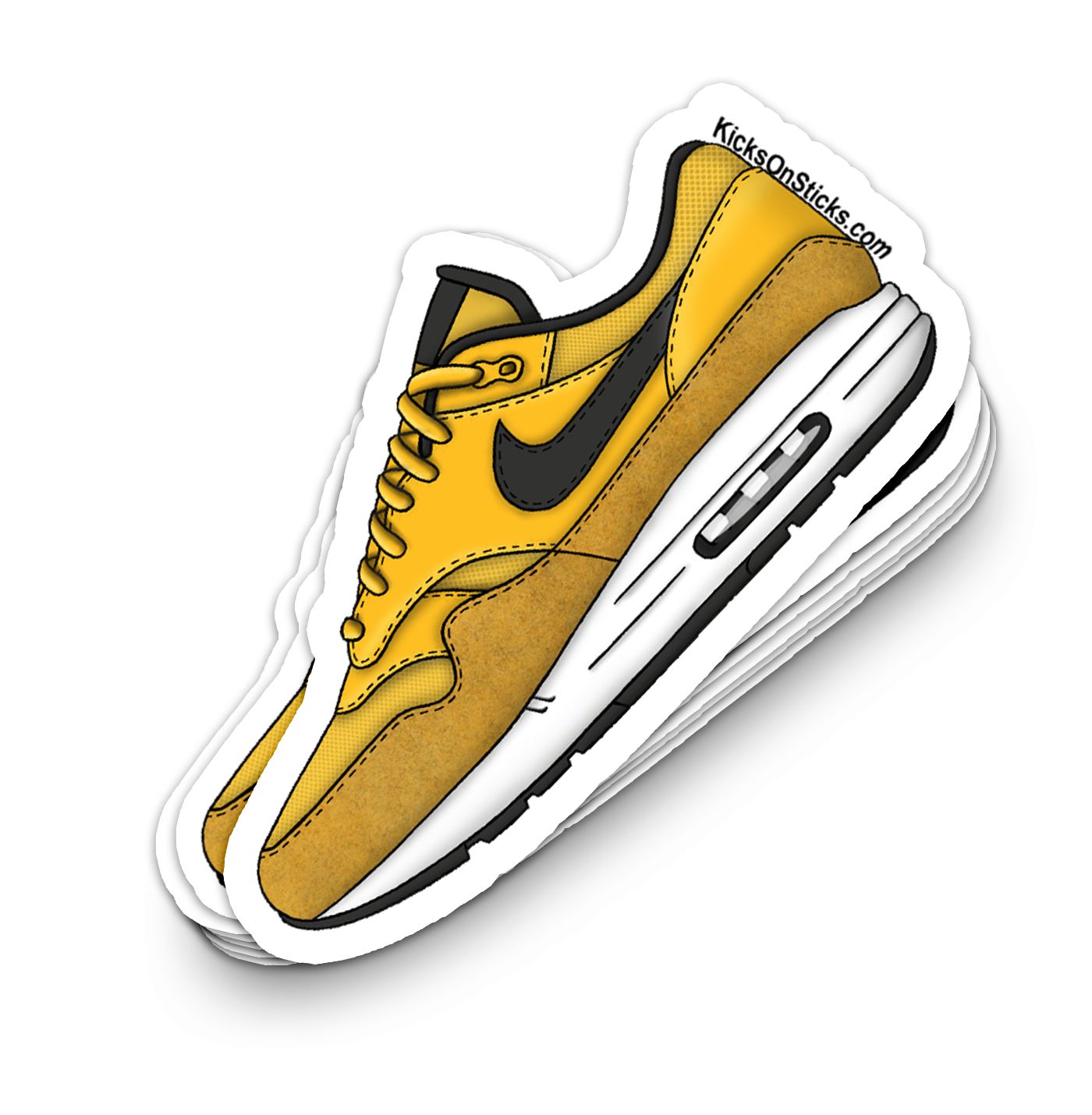 Air Max 1 "University Gold" Sneaker Sticker